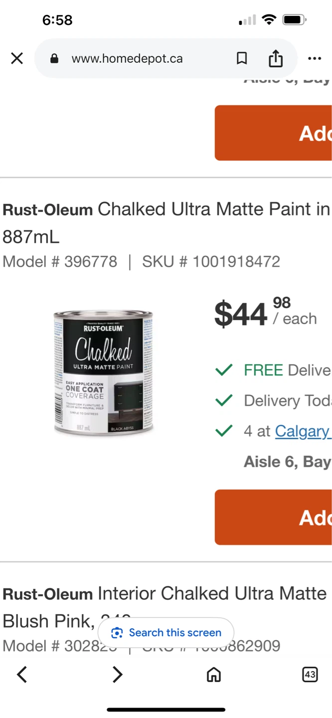 Rust-Oleum Chalked Ultra Matte Paint - Aubergine - 887 mL - photo 3