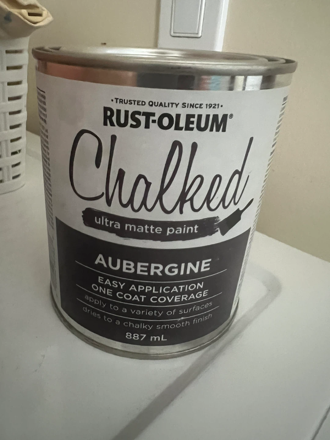 Rust-Oleum Chalked Ultra Matte Paint - Aubergine - 887 mL
