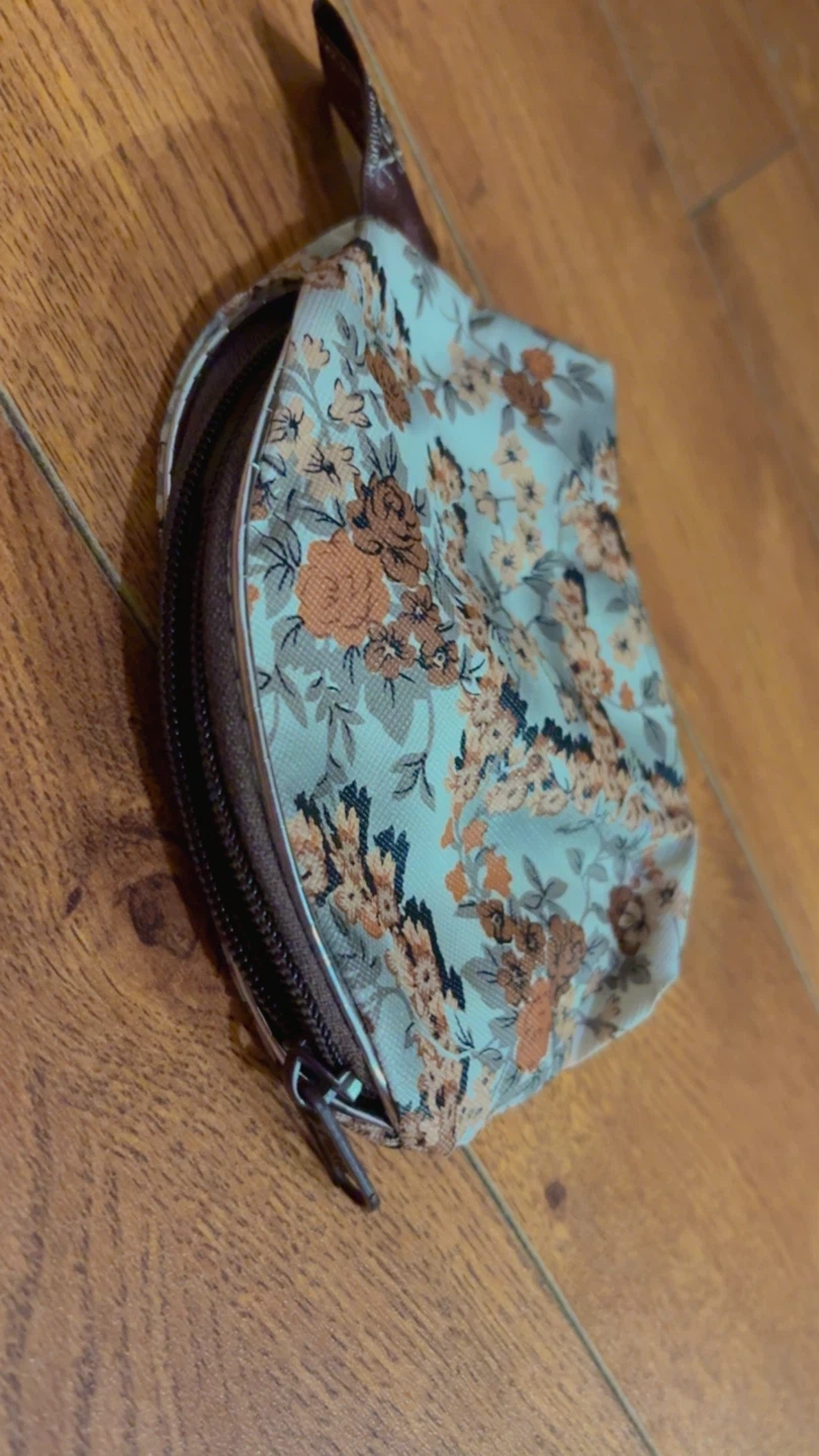 ⚽ Floral Cosmetic Bag Pouch - photo 2