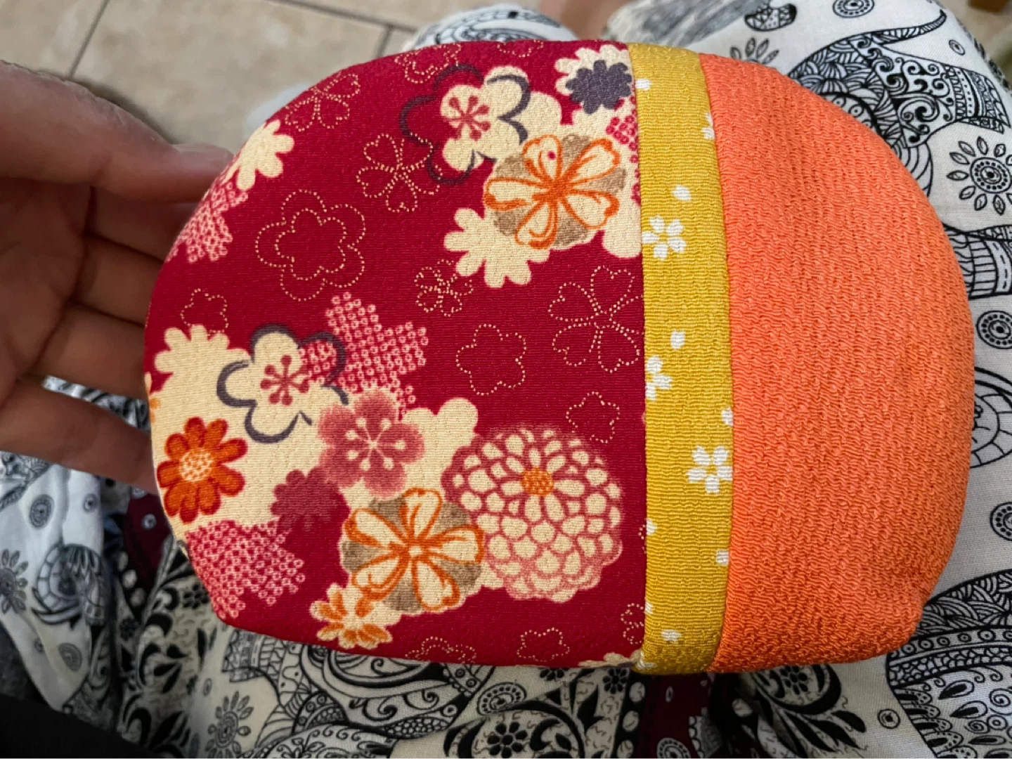 Japanese Style Coin Purse with Cat Design - photo 2