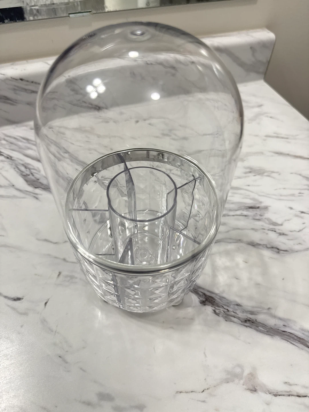 Clear Makeup Organizer with Dome Lid ⚽ - photo 2