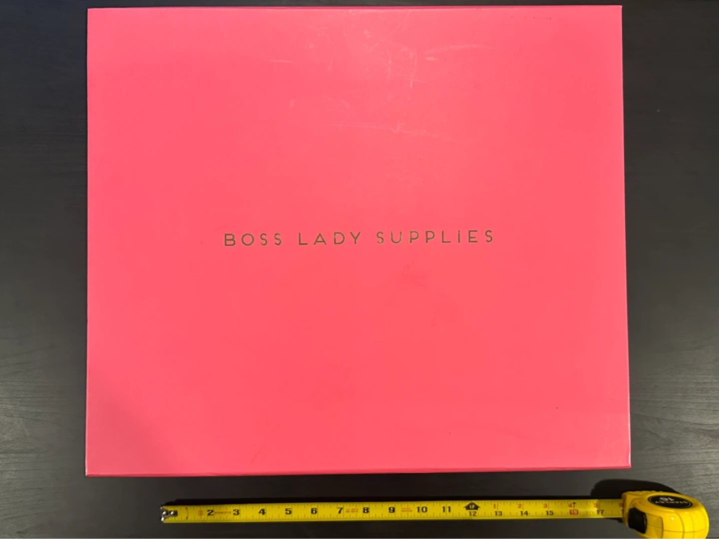 Boss Lady Supplies Pink Storage Box ⚽️