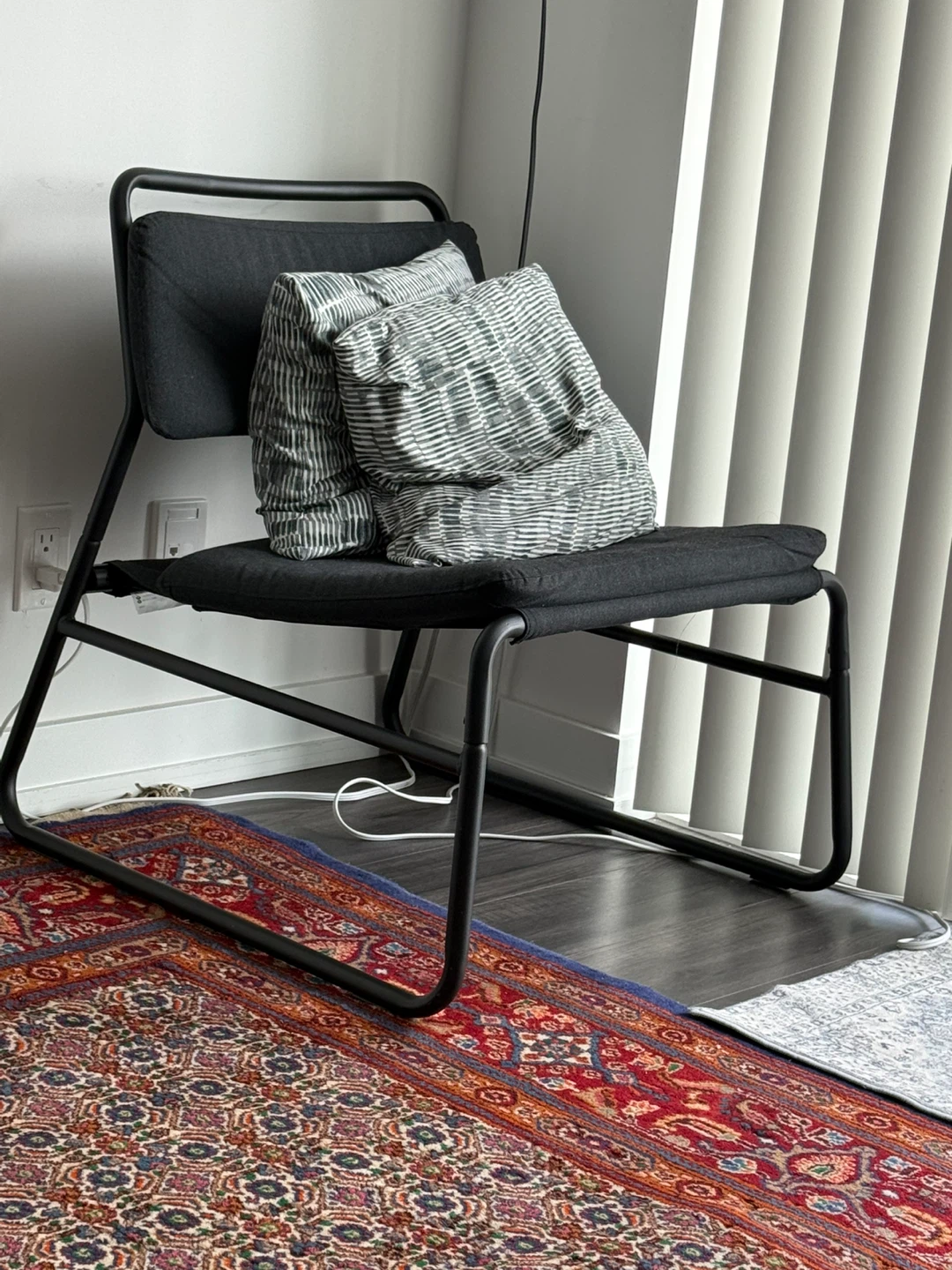 IKEA LINNEBÄCK Chair, Vissle dark gray - photo 3