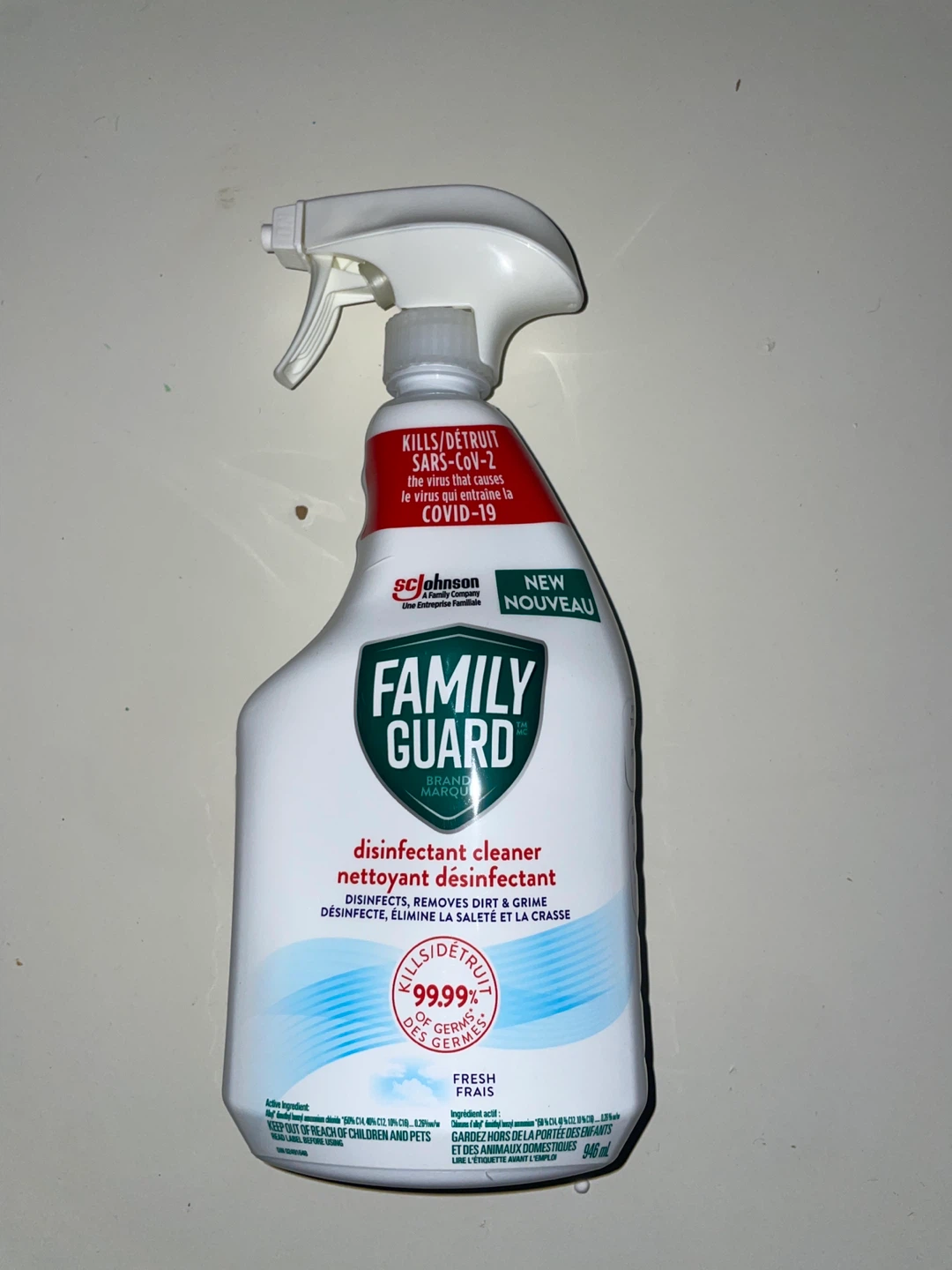 Family Guard Disinfectant Cleaner Spray - 946ml