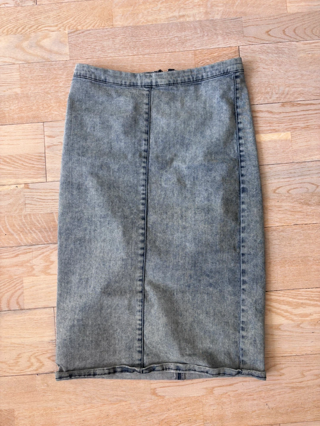 Denim Pencil Skirt