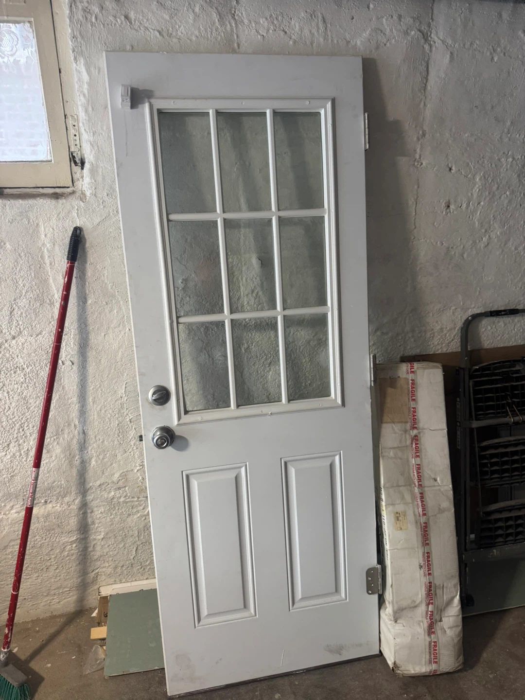 30x80” White Exterior Door with Windows - photo 2