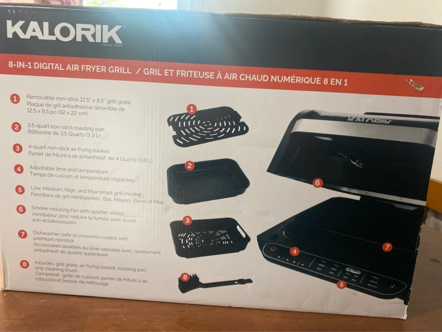 Kalorik 8-in-1 Digital Air Fryer Grill - photo 3