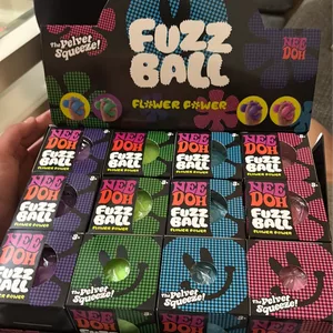 Nee Doh Fuzz Ball & Nice Popsicle Squishy Toys