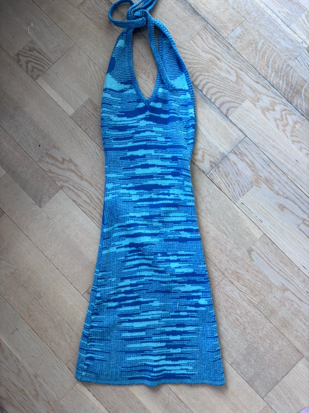 Blue Crochet Gradient Dress/Top