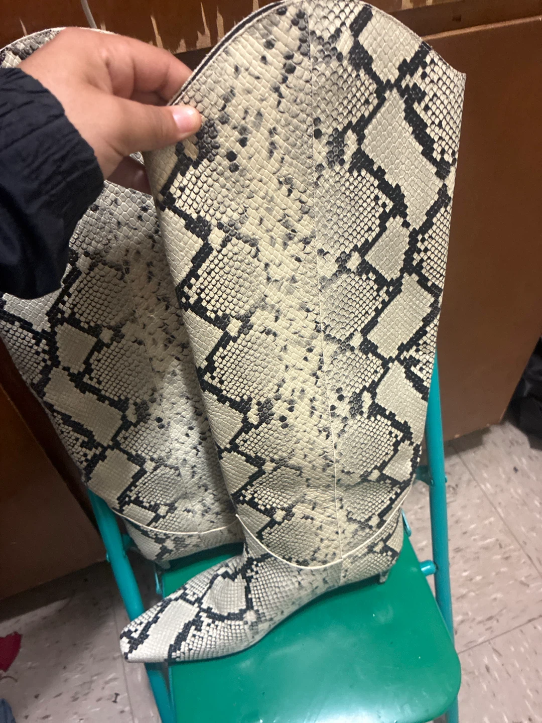 Women's Tall Snake Print Boots