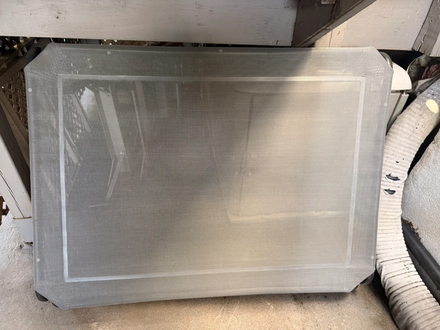 Grey Pet Cot Bed