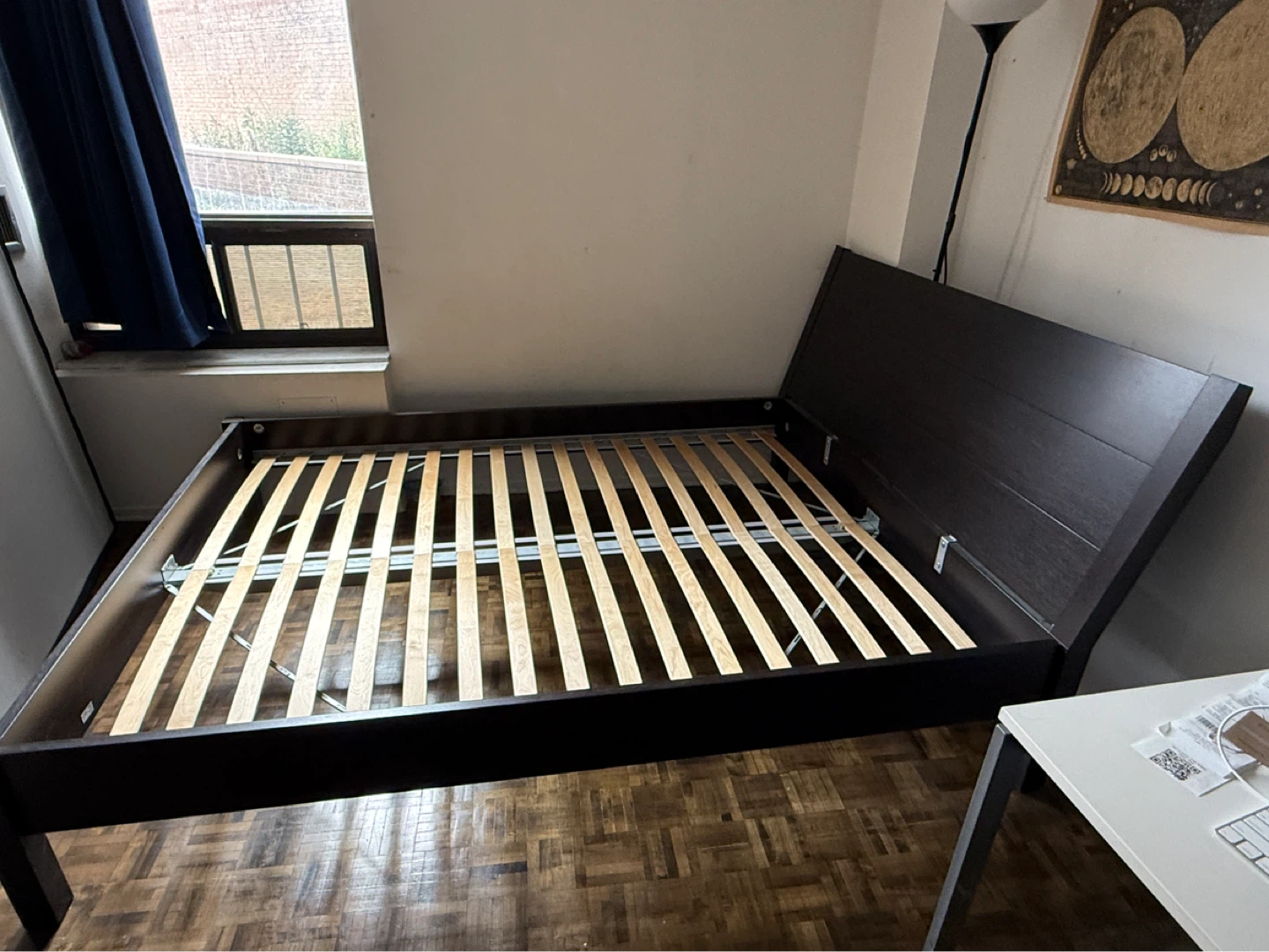 IKEA Queen Bed Frame + Box Spring (+ FREE Mattress)