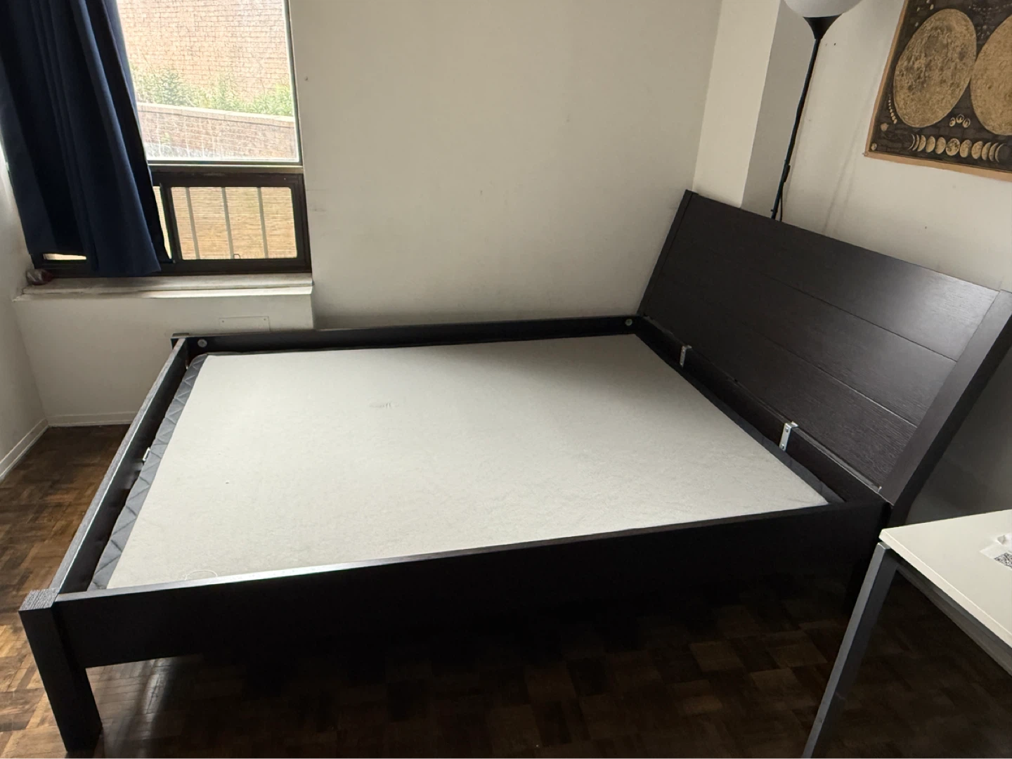 IKEA Queen Bed Frame + Box Spring (+ FREE Mattress) - photo 2