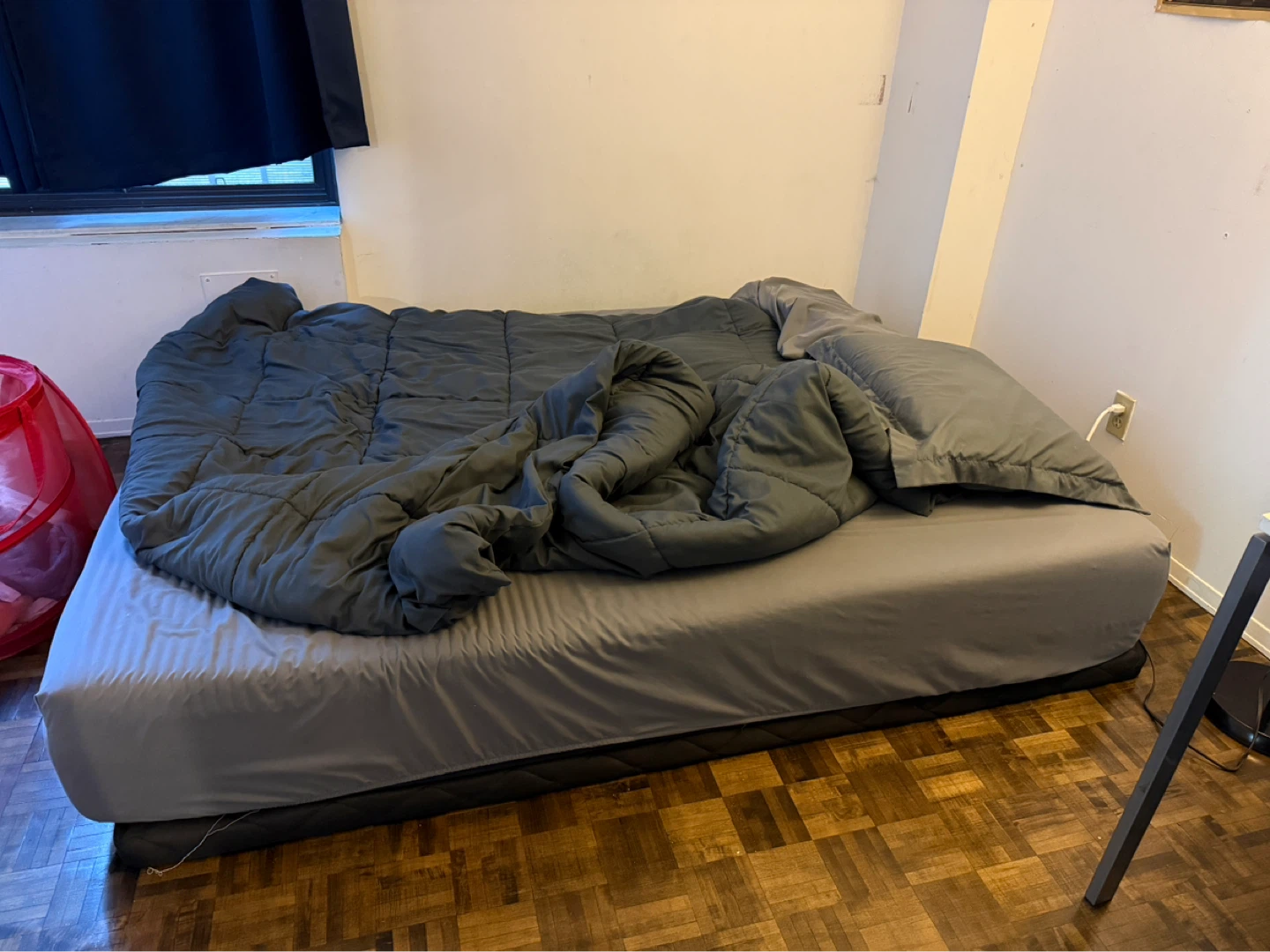 IKEA Queen Bed Frame + Box Spring (+ FREE Mattress) - photo 3