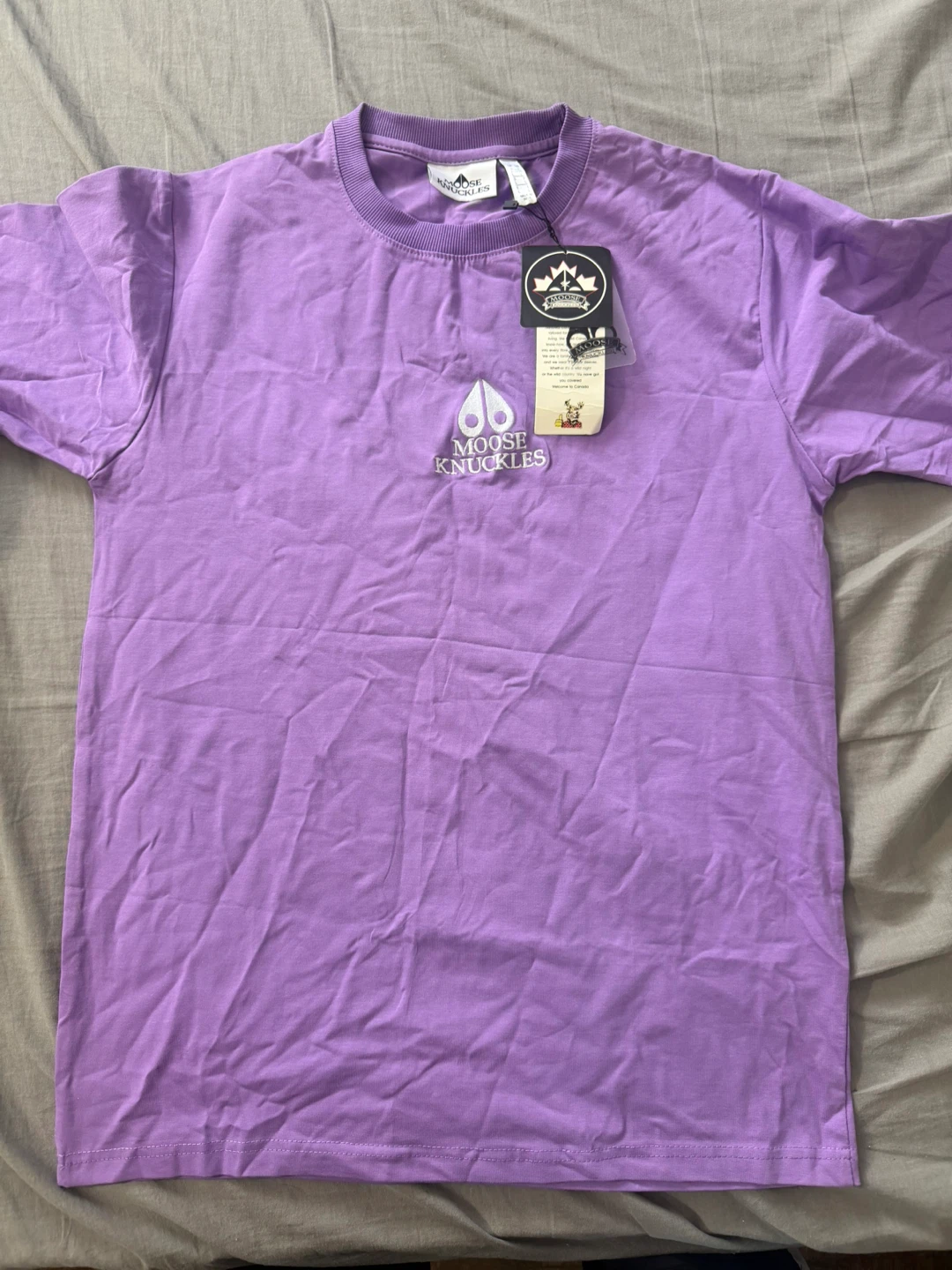 Moose Knuckles Purple T-Shirt