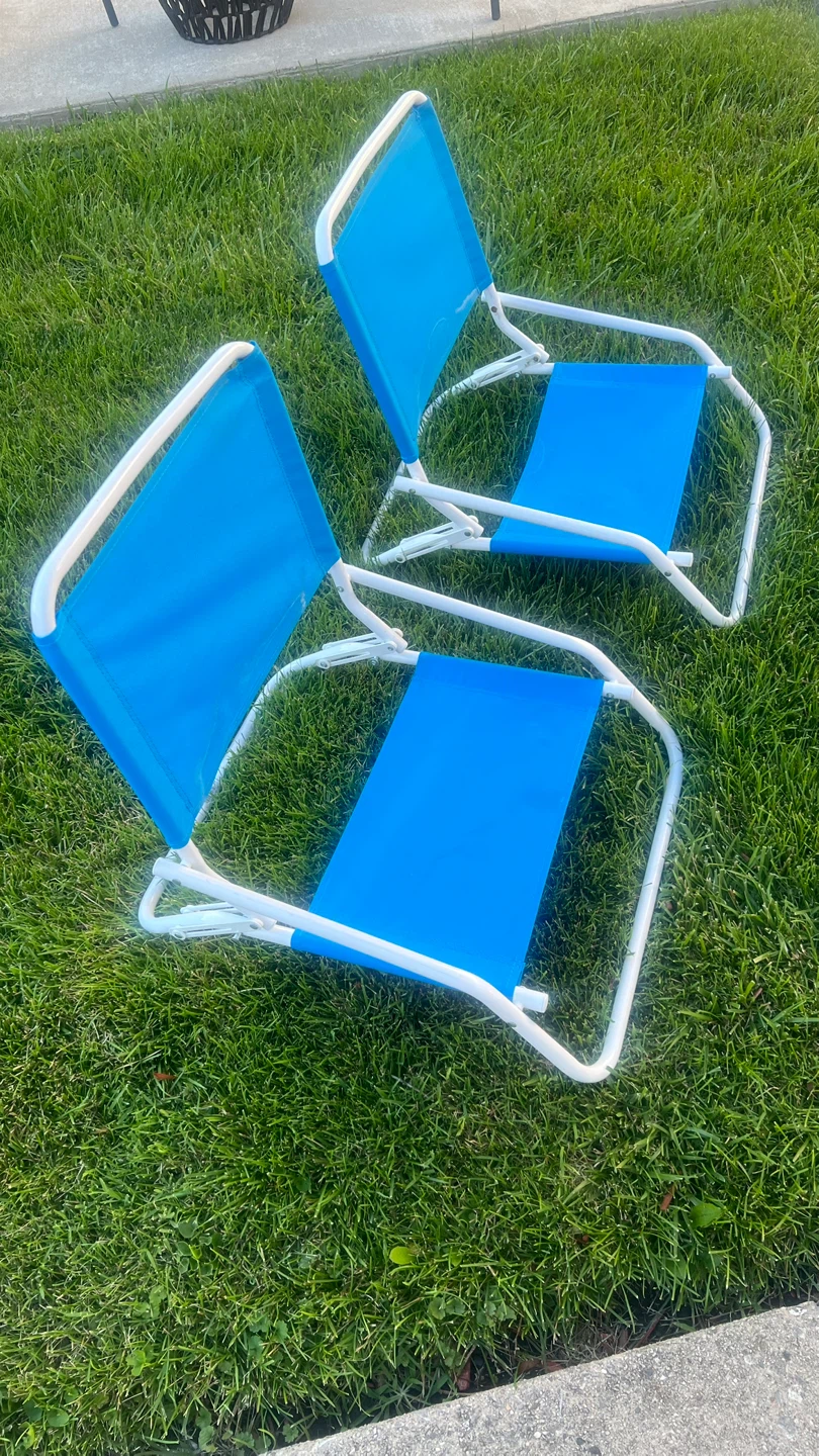 Set of 2 Blue Wave Beach Chairs - photo 3