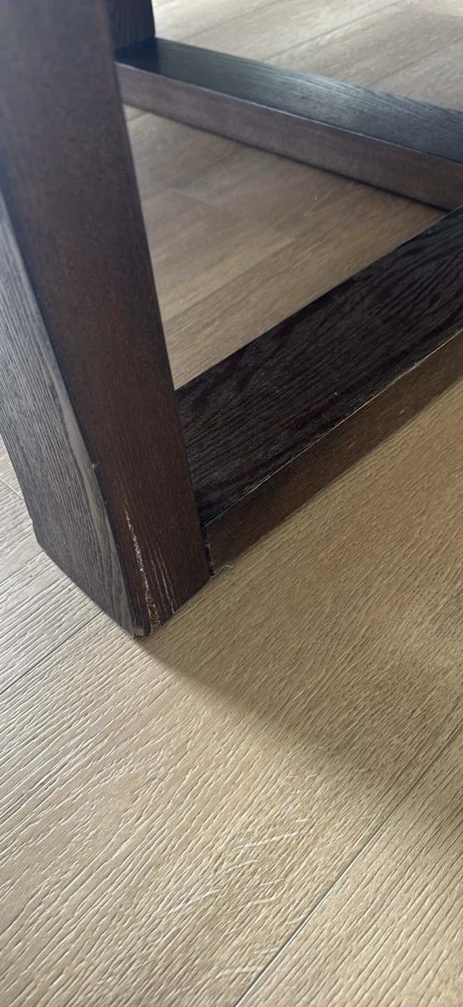 Contemporary Coffee Table - Dark Brown Wood - photo 4