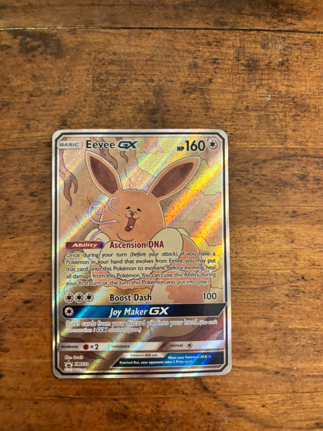 Eevee GX Pokemon Card