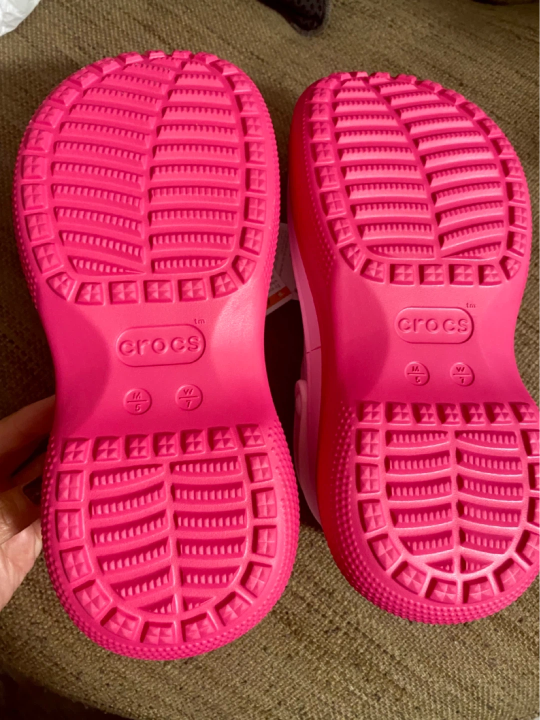 Crocs Classic Stacked Clogs Pink Cherry Blossom Charms - photo 5
