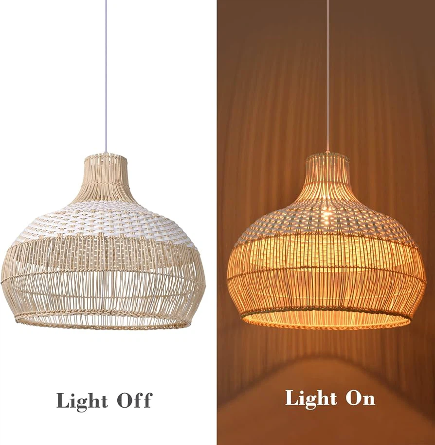 Home decor ( boho rattan pendant light) - photo 3