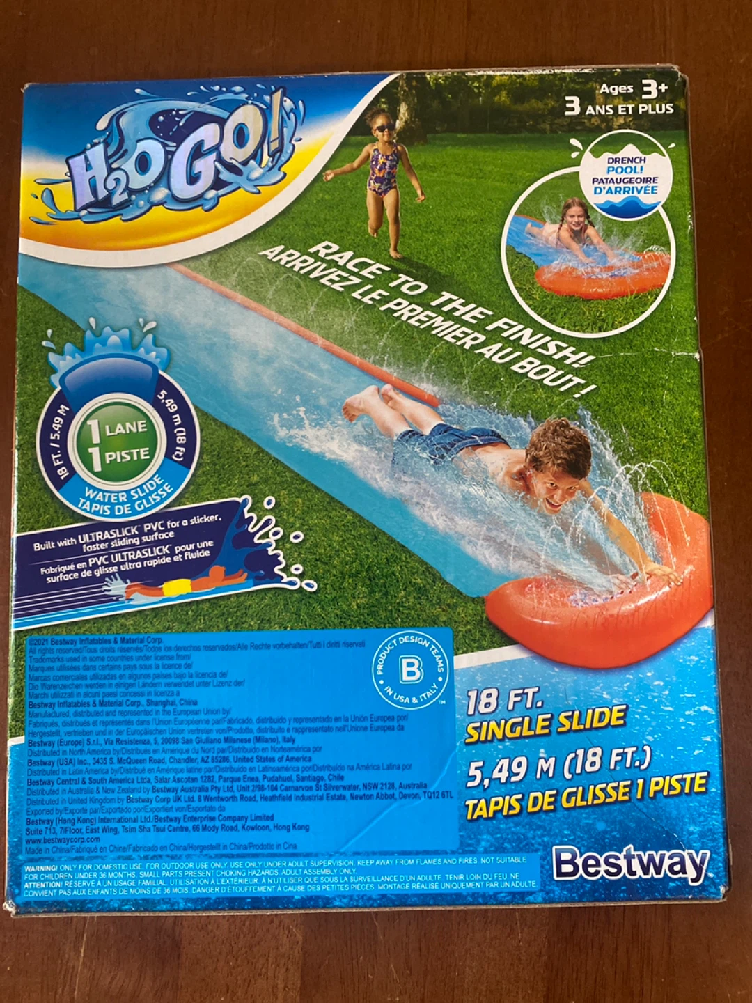 H2O GO! 18 FT Single Water Slide - photo 2