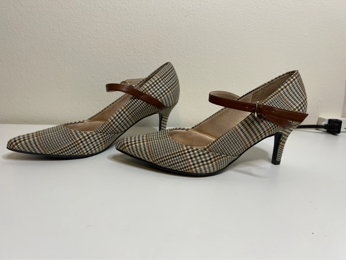 LifeStride Plaid Mary Jane Heels - photo 4