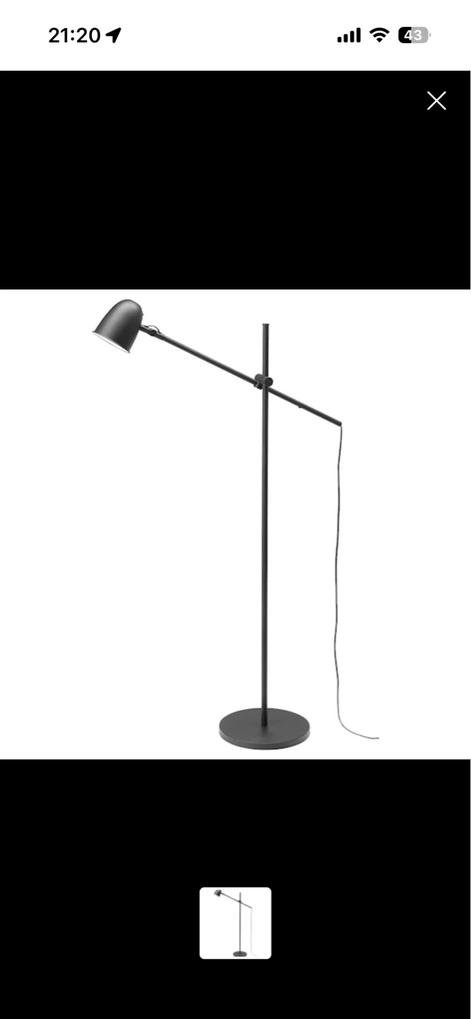 IKEA SKURUP Floor/Reading Lamp - photo 2