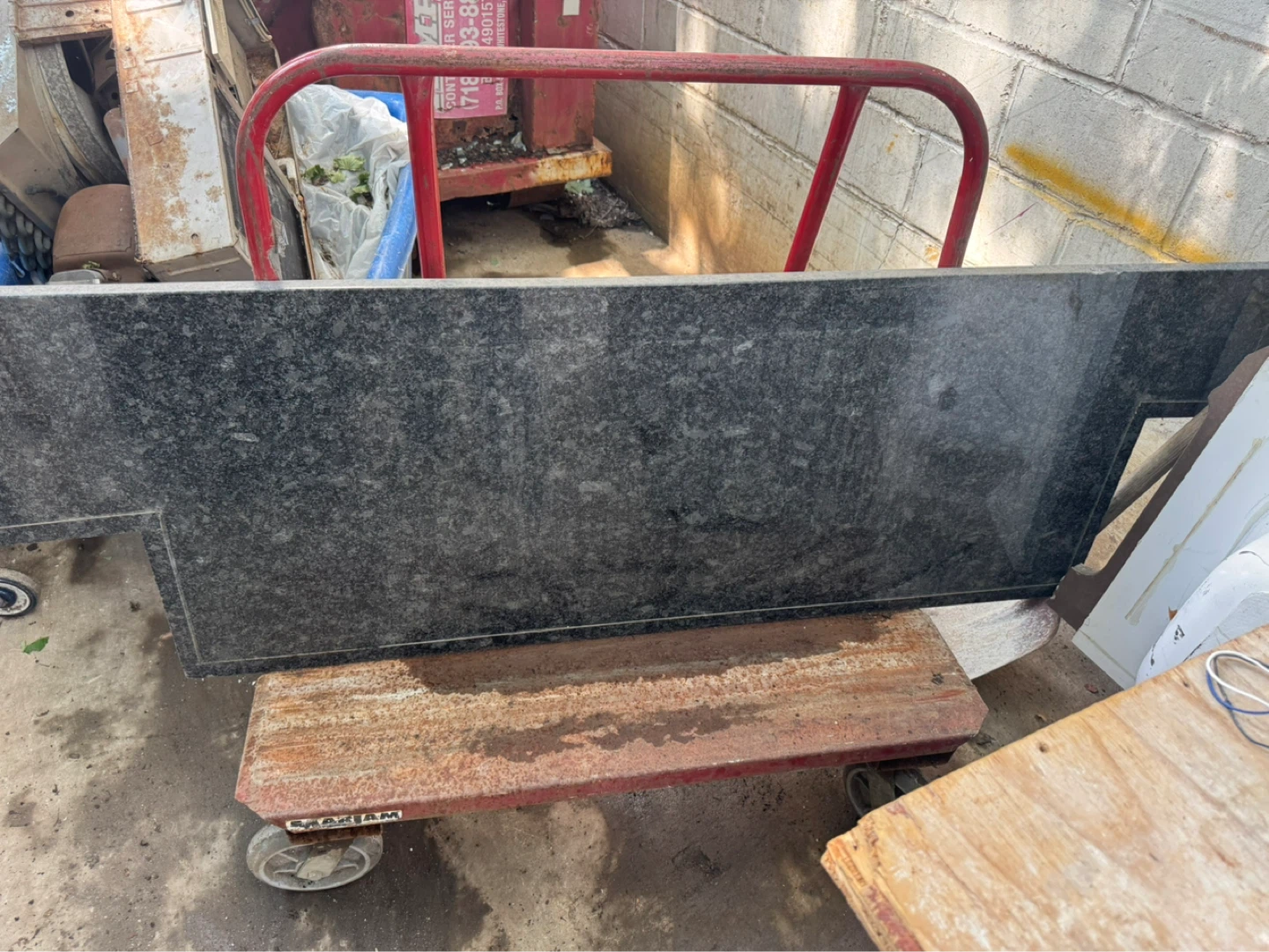 Granite Countertop Slab 60x25”