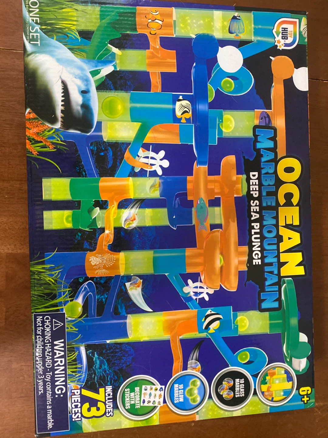 Ocean Marble Mountain Deep Sea Plunge Marble Run Set