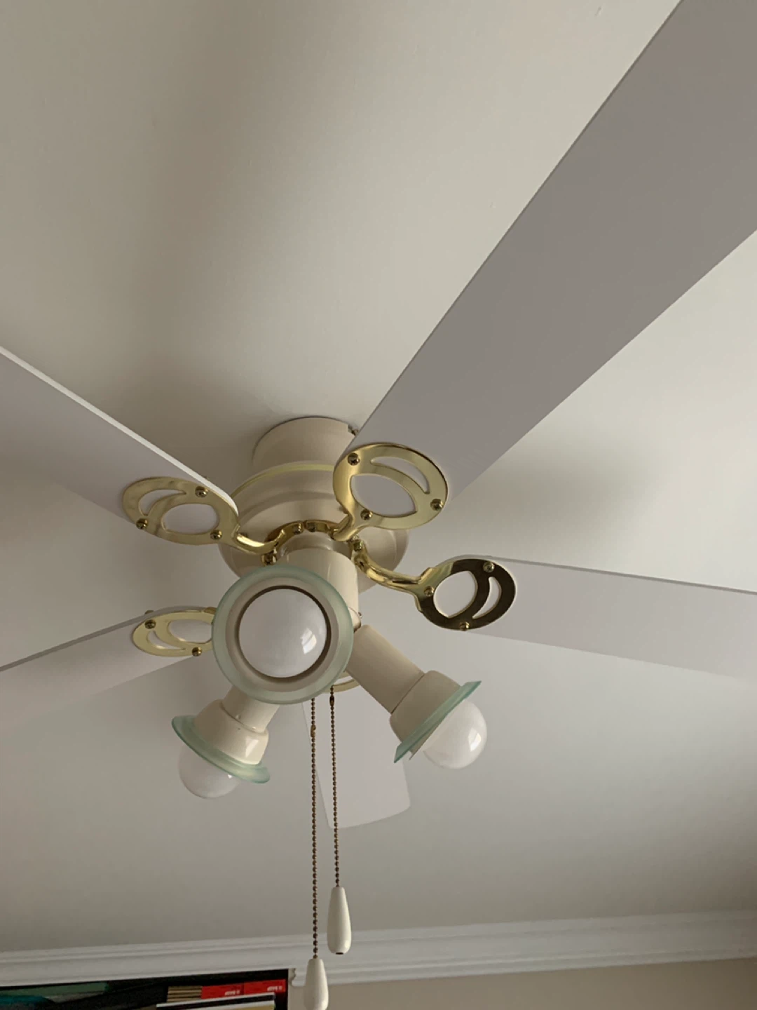 Cream Ceiling Fan with Lights - photo 3