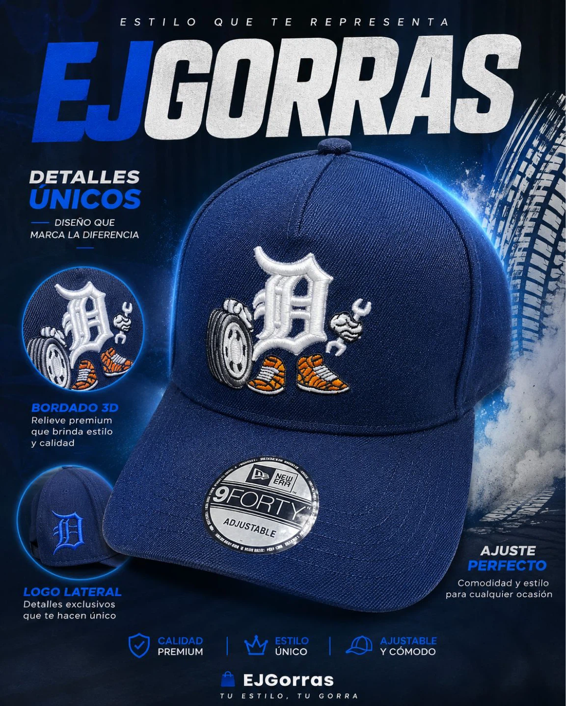 New Era 9FORTY Detroit Tigers "D" Baseball Cap - photo 2