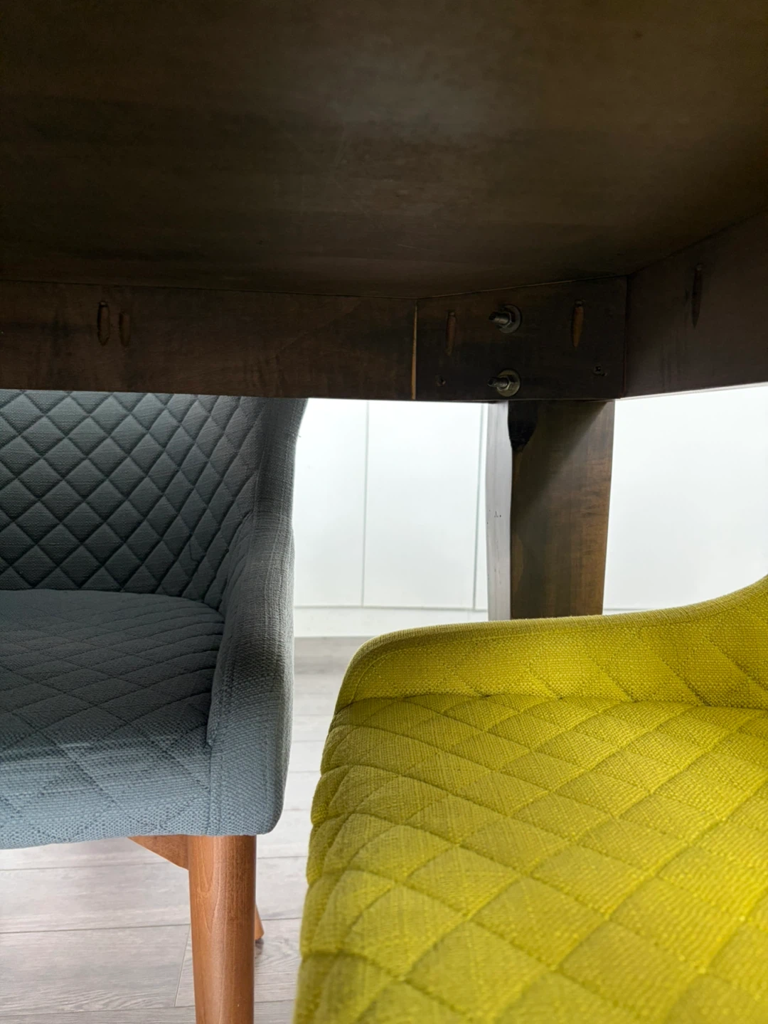 Structube Sandy Dining Chair -  Blue and Yellow - photo 4