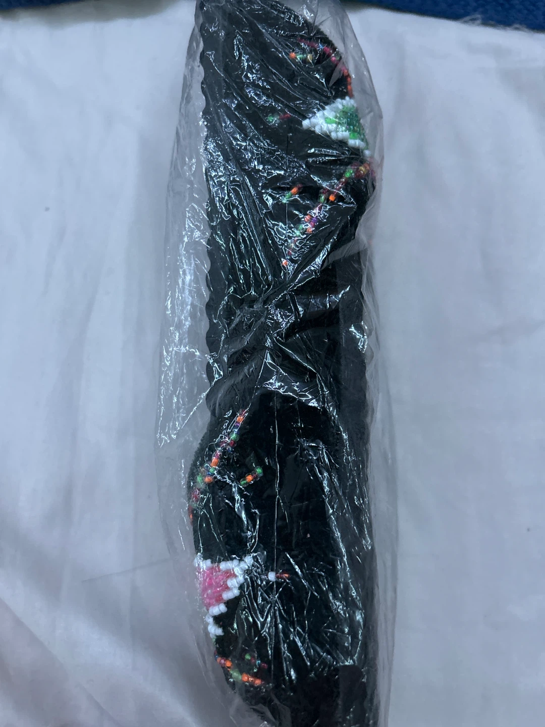 ⚽️ Black Beaded Bow Slippers - photo 2