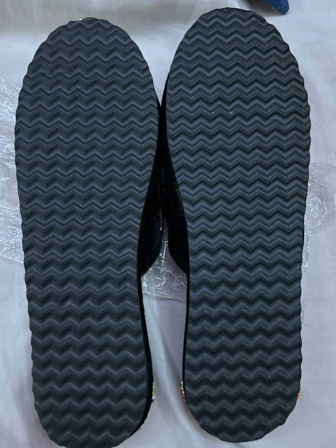 ⚽️ Black Beaded Bow Slippers - photo 4