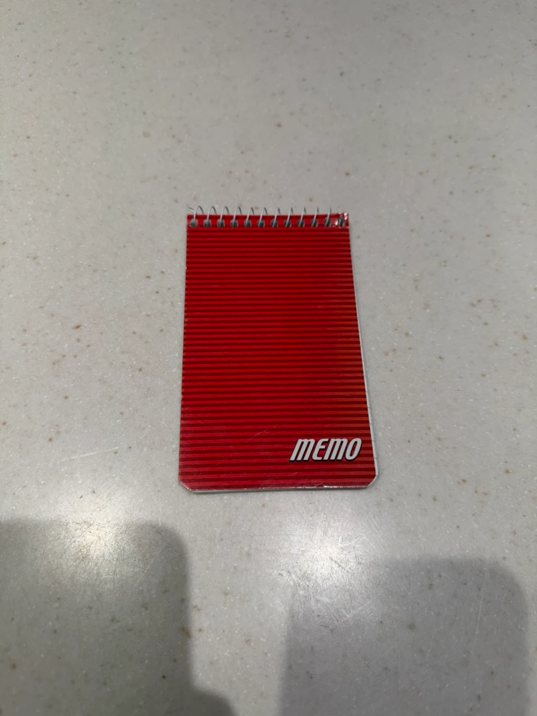 ⚽️Red MEMO Spiral Notebook