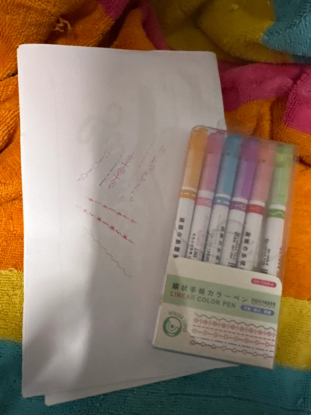 ⚽️ Colored Linear Color Pen Set