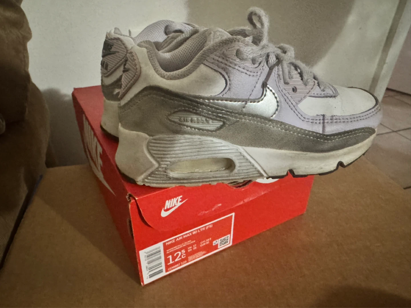 Nike Air Max 90 LTR (PS) Shoes - photo 3