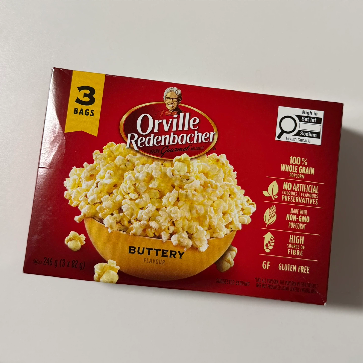 Orville Redenbacher's Buttery Microwave Popcorn 3 Bags ⚽️