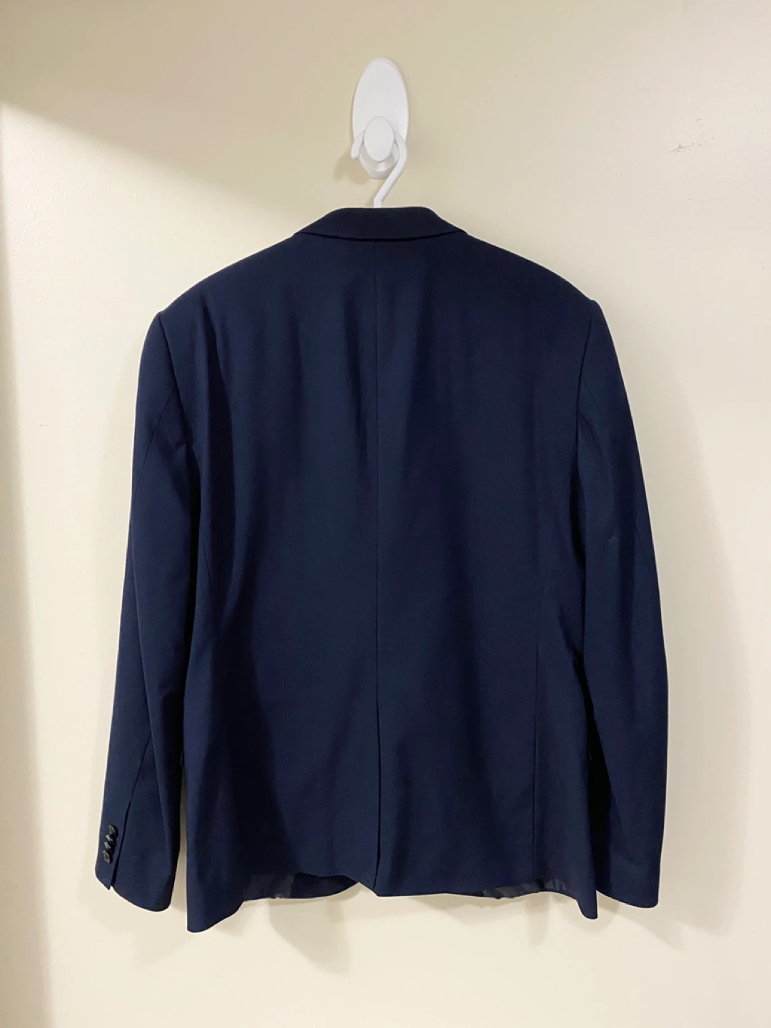 H&M Navy Blue Skinny Fit Blazer – Good, Used Condition - photo 2