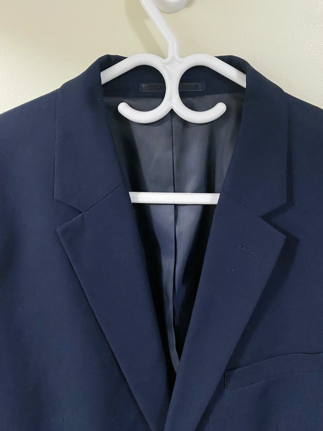 H&M Navy Blue Skinny Fit Blazer – Good, Used Condition - photo 3