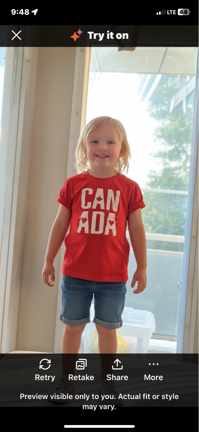 Red "CANADA" T-Shirt