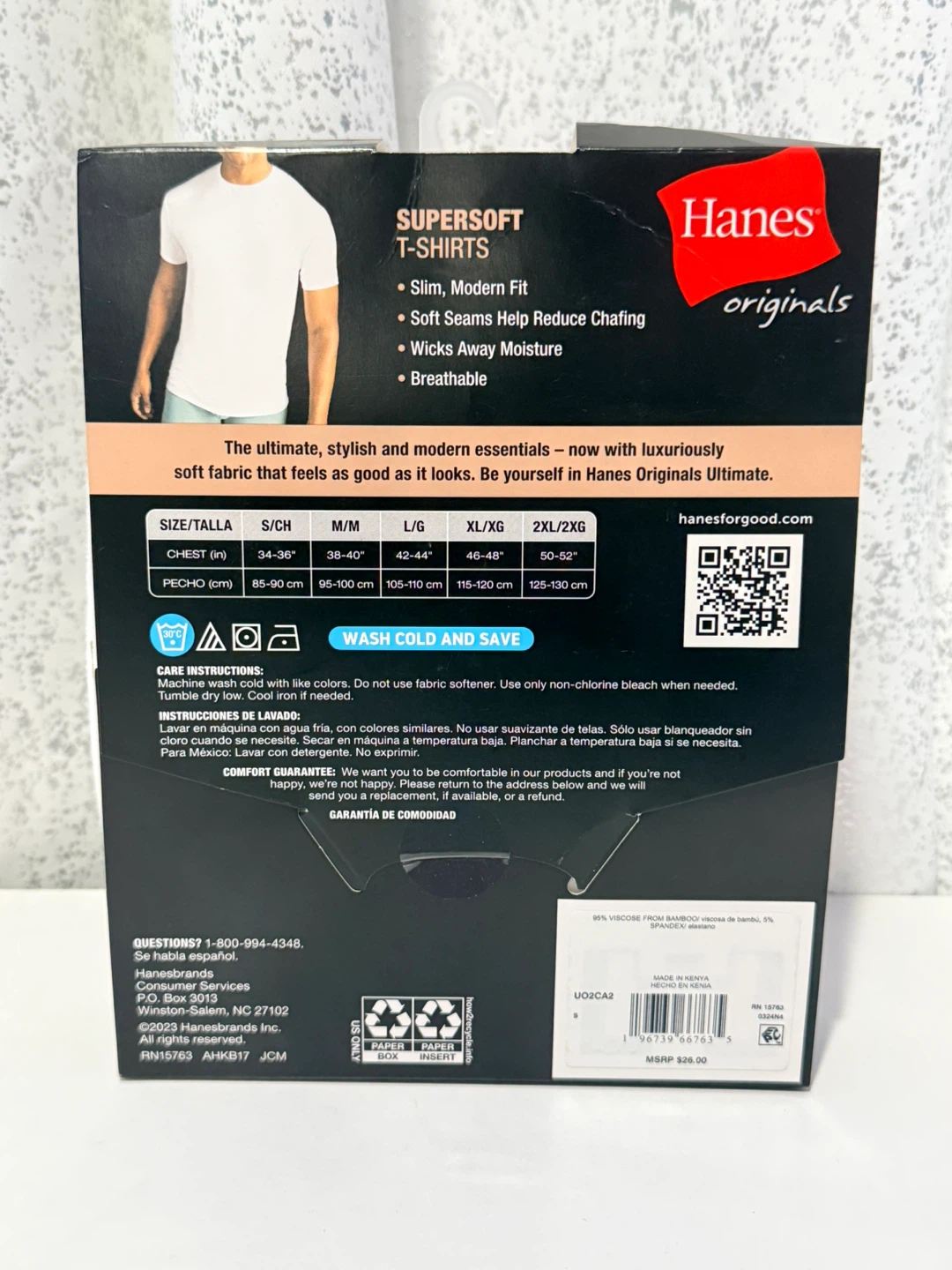 Hanes Originals Men's Supersoft T-Shirts (Size S, 2-Pack) - photo 4