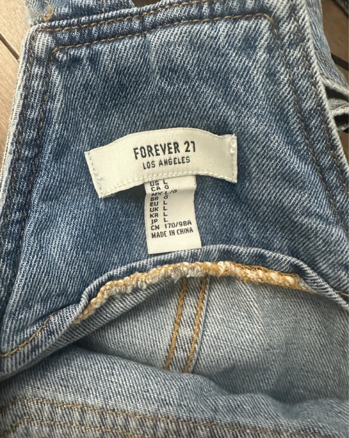 Vintage Forever 21 Mini Denim Dress - photo 2