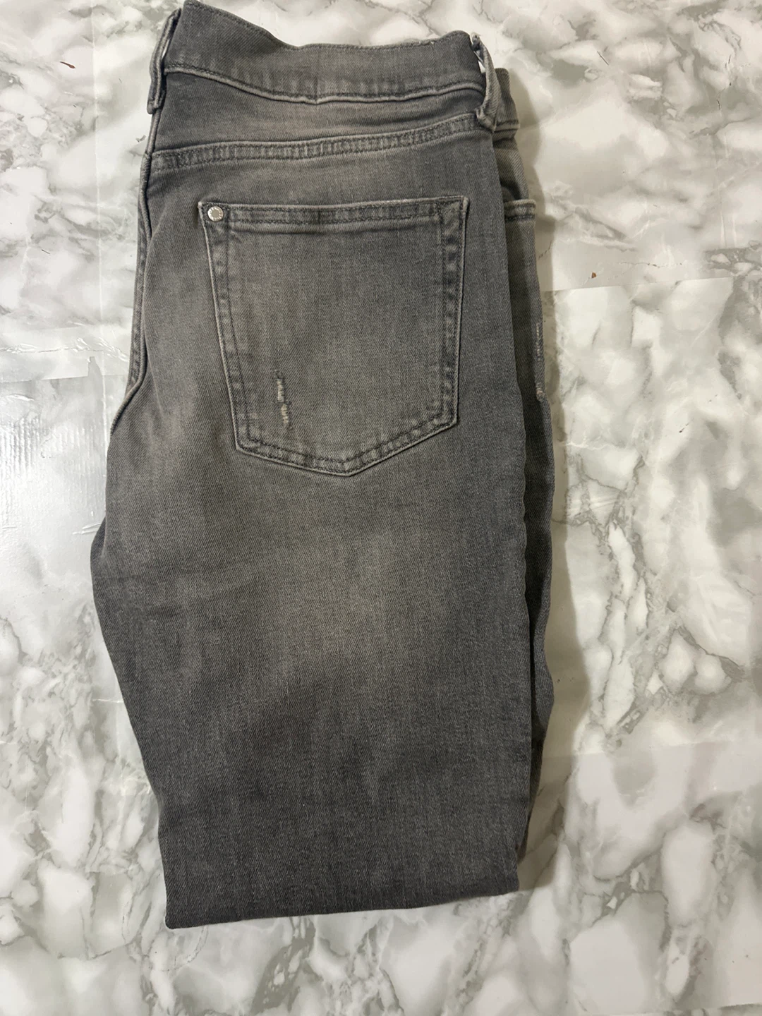 H&M Skinny Fit Grey Distressed Jeans - photo 2