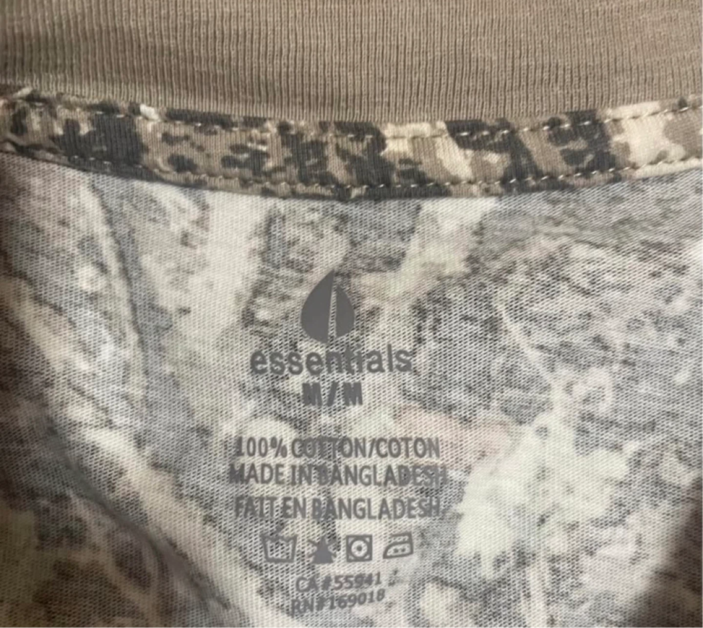 Essentials Camo T-Shirt M/M - photo 2