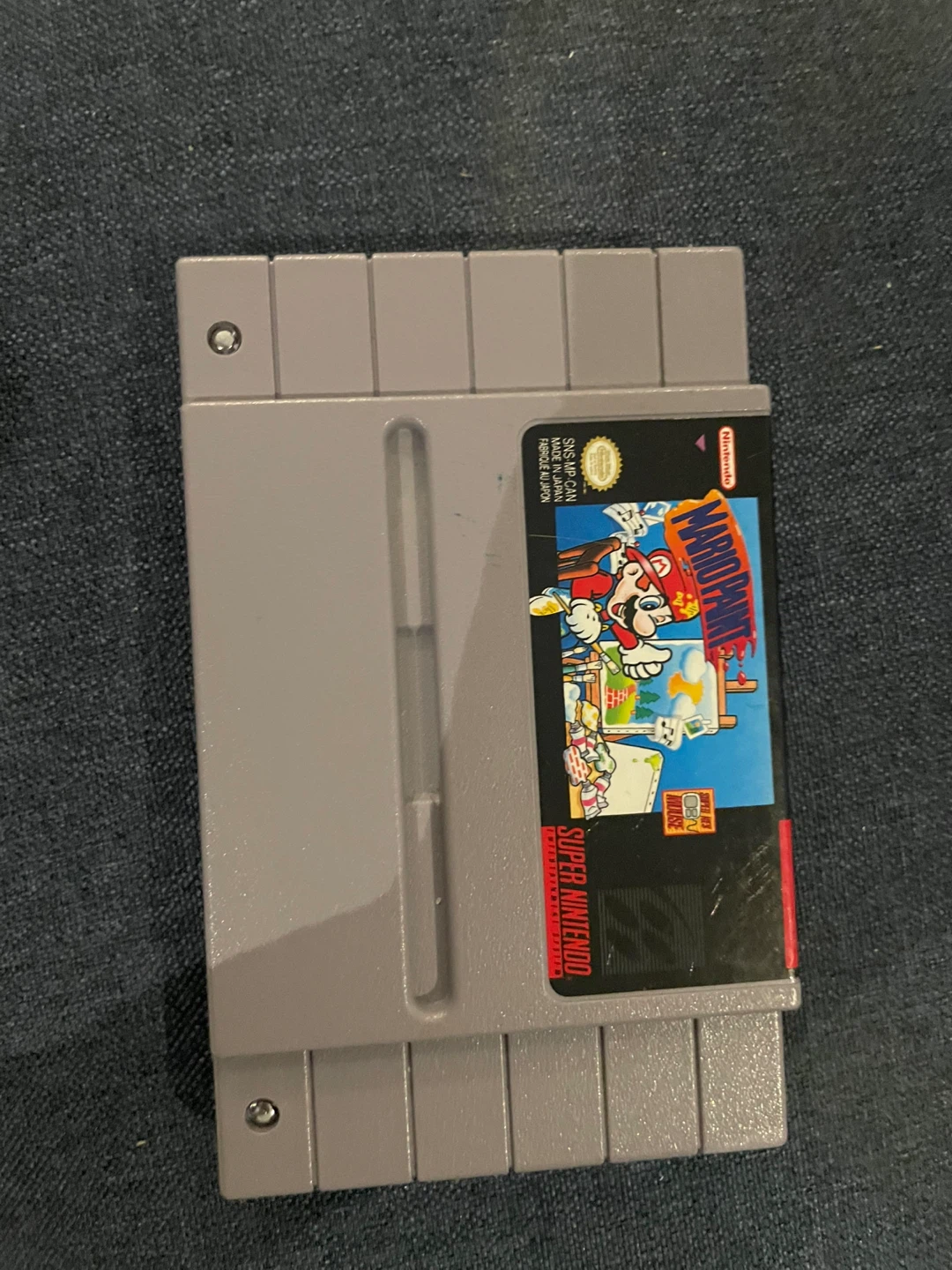 ⚽️Super Nintendo Mario Paint Game Cartridge