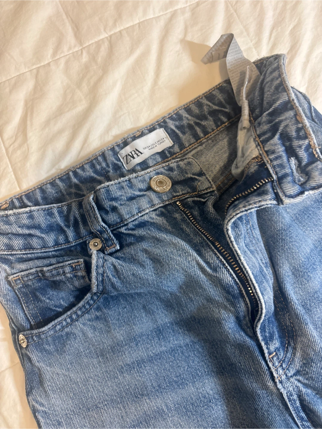 ZARA Denim Jeans - Size Medium - photo 2