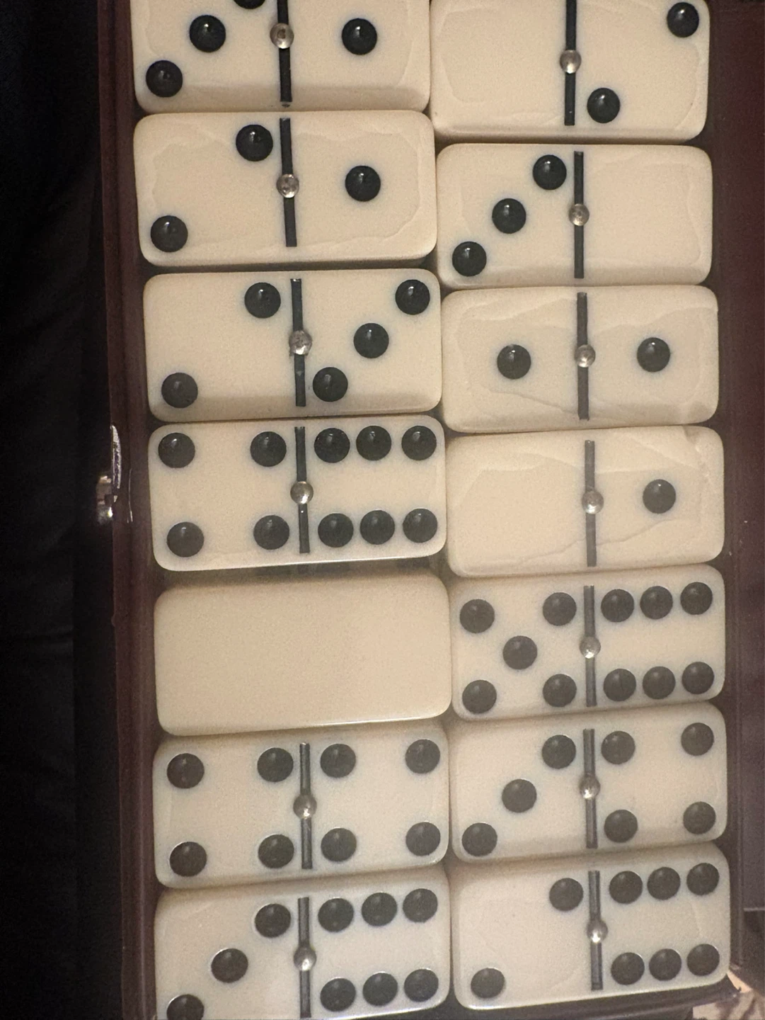 ⚽️Dominoes Double Six Set in Case
