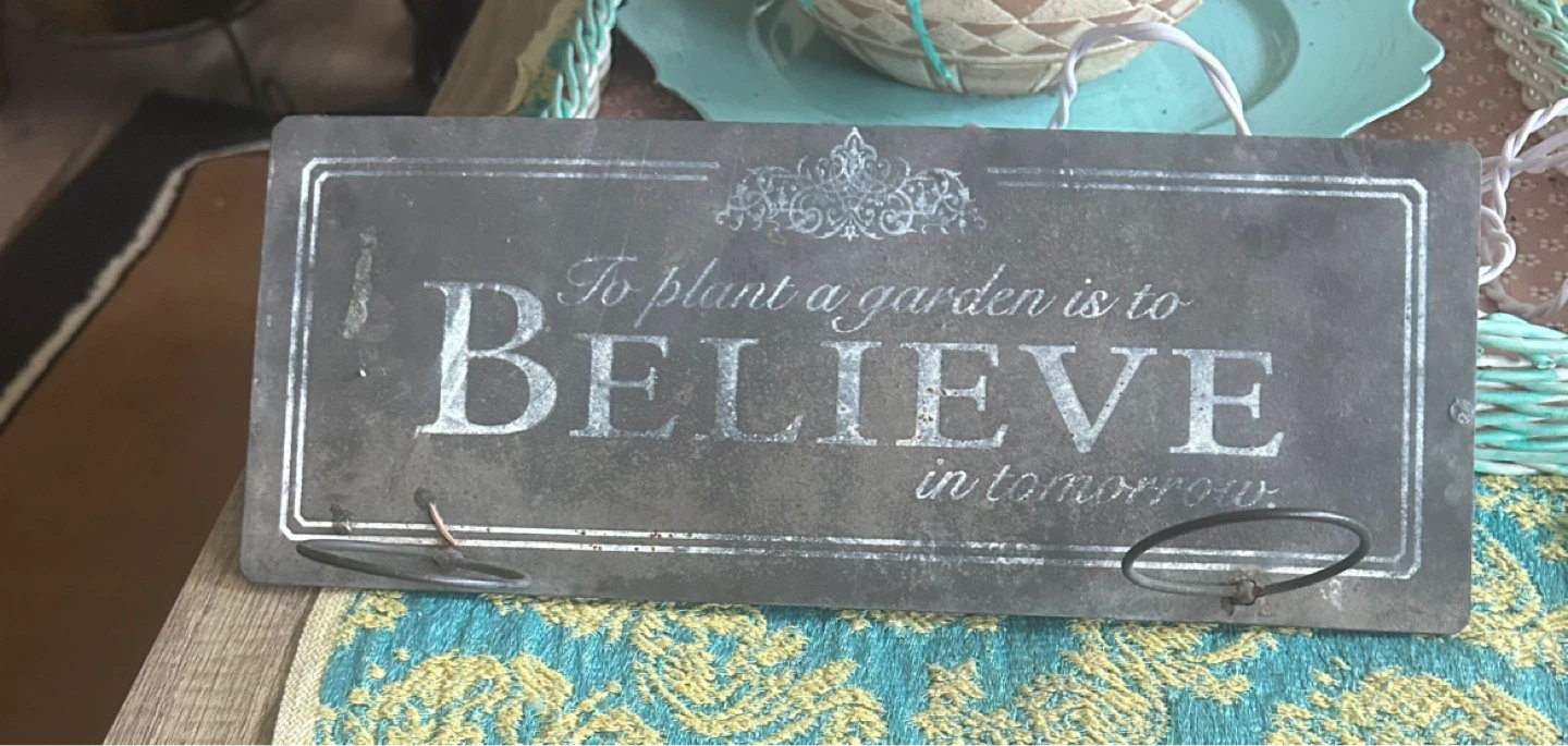 Decorative Metal Sign ⚽
