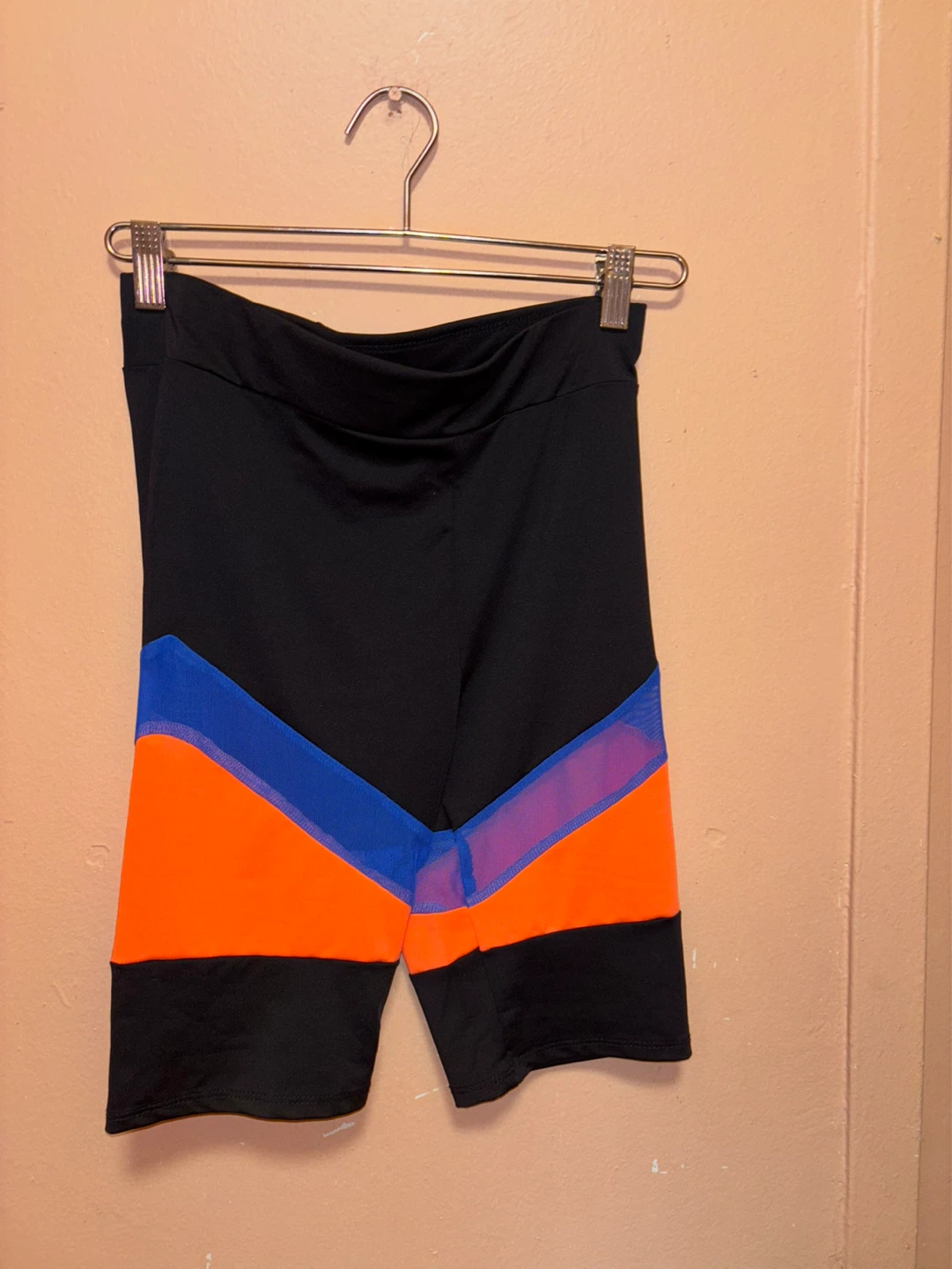 ⚽️Women's Athletic Shorts - Black/Orange/Blue